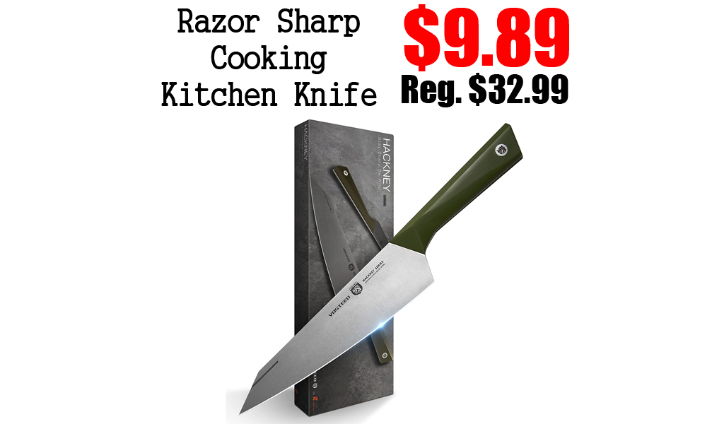 Razor Sharp Cooking Kitchen Knife Only $9.89 Shipped on Amazon (Regularly $32.99)