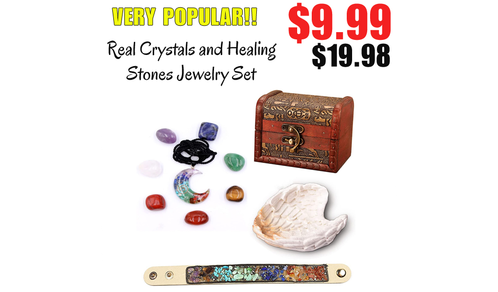 Real Crystals and Healing Stones Jewelry Set Only $9.99 Shipped on Amazon (Regularly $19.98)
