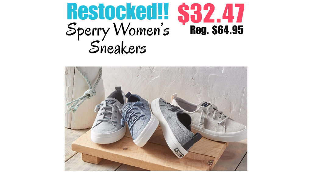 Sperry Women's Sneakers Only $32.47 Shipped (Regularly $64.95)