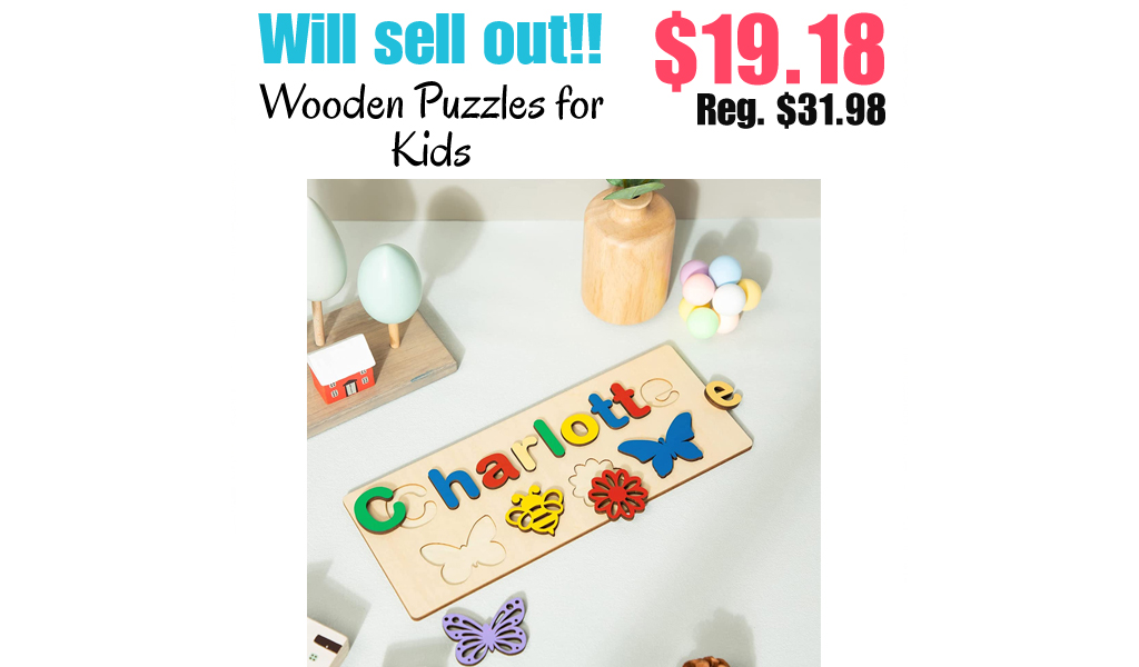 Wooden Puzzles for Kids Only $19.18 Shipped on Amazon (Regularly $31.98)