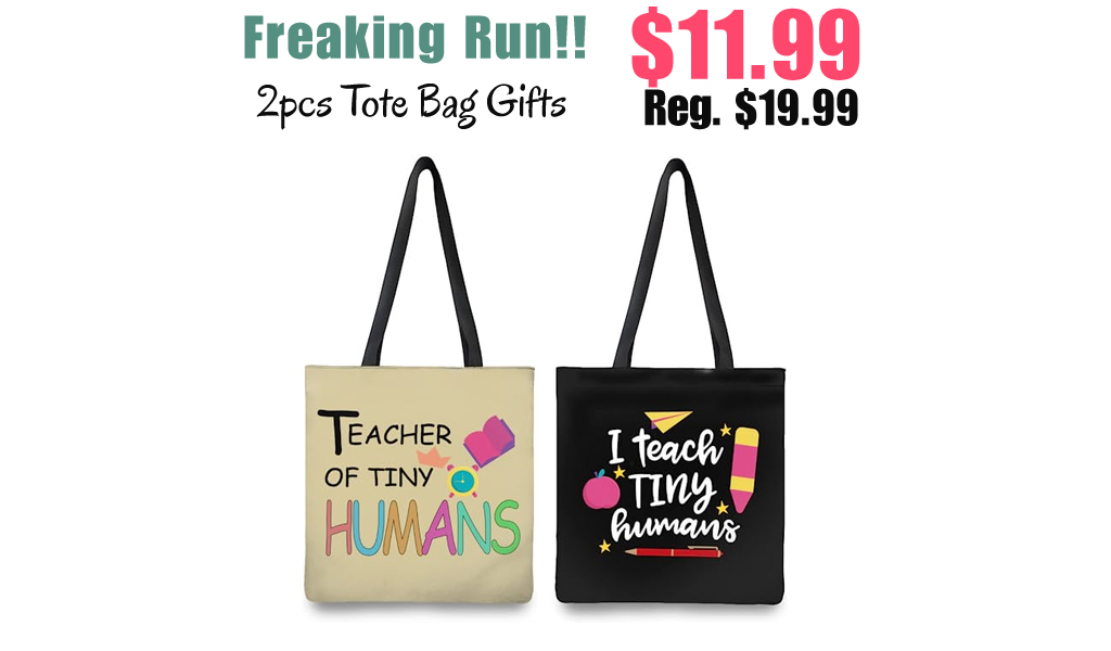 2pcs Tote Bag Gifts Only $11.99 Shipped on Amazon (Regularly $19.99)