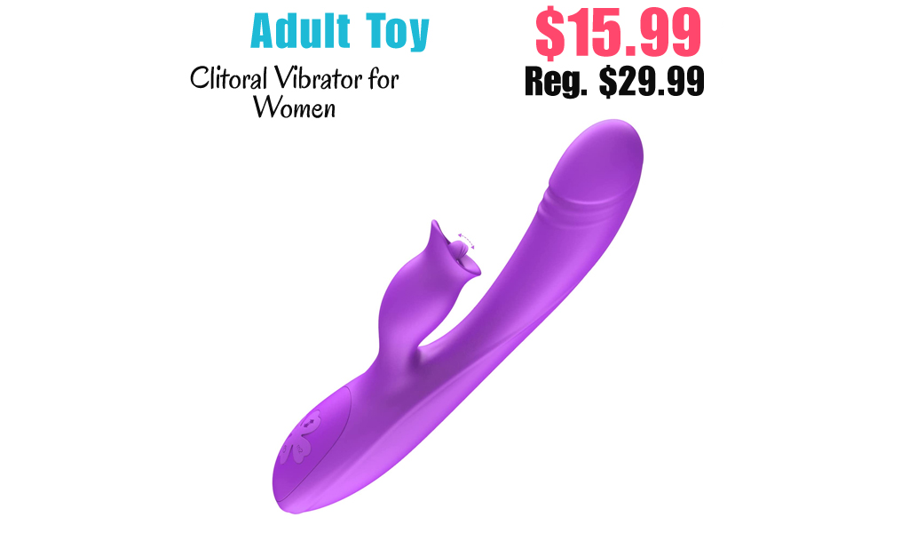 Clitoral Vibrator for Women Only $15.99 Shipped on Amazon (Regularly $29.99)