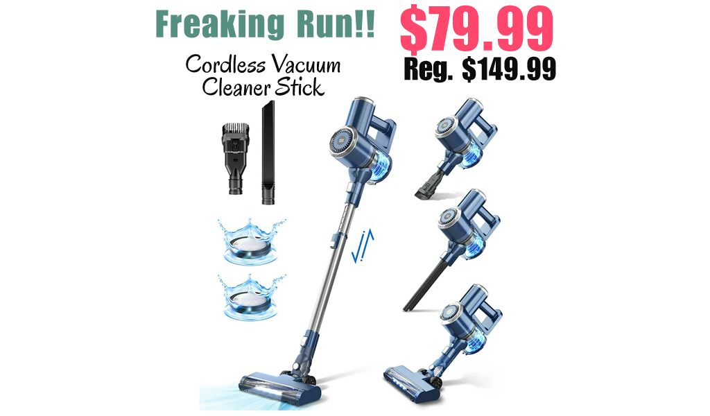 Cordless Vacuum Cleaner Stick Just $79.99 Shipped on Walmart.com (Regularly $149.99)