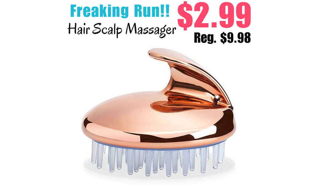 Hair Scalp Massager Only $2.99 Shipped on Amazon (Regularly $9.98)