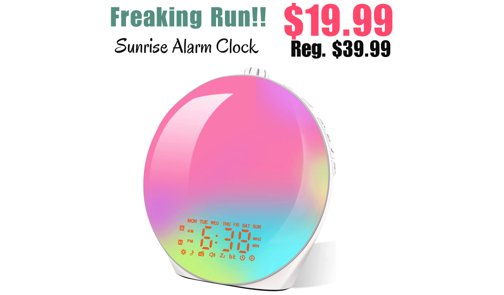 Sunrise Alarm Clock Only $19.99 Shipped on Amazon (Regularly $39.99)