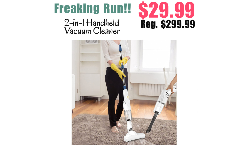 2-in-1 Handheld Vacuum Cleaner Only $29.99 Shipped on Amazon (Regularly $299.99)