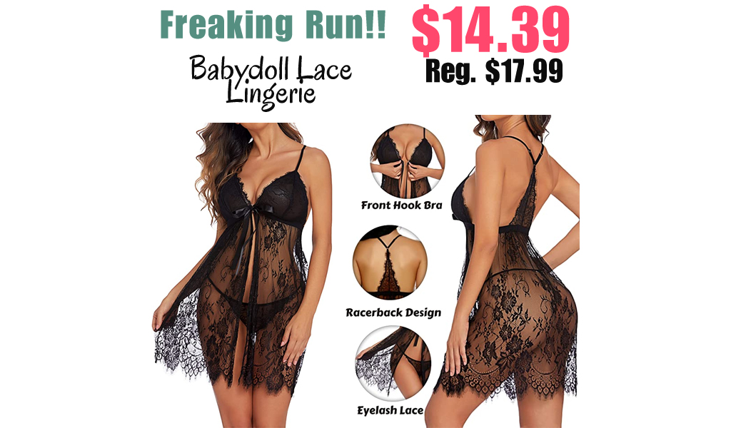 Babydoll Lace Lingerie Only $14.39 Shipped on Amazon (Regularly $17.99)