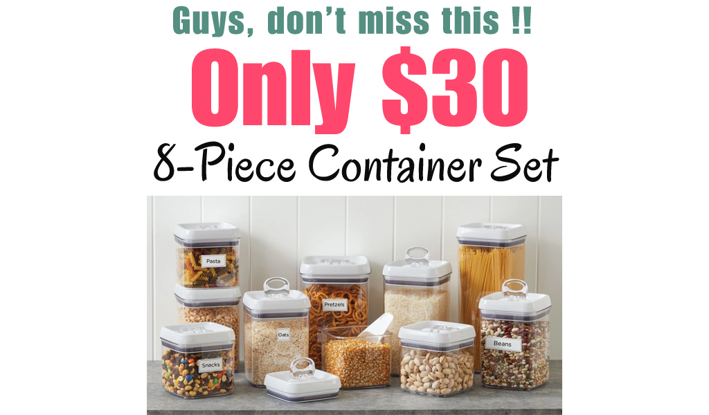 Better Homes & Gardens 8-Piece Container Set Just $30 on Walmart.com (Black Friday Deal!)