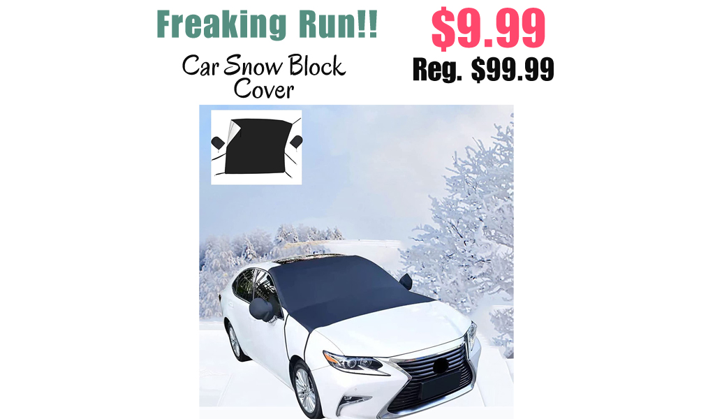 Car Snow Block Cover Only $9.99 Shipped on Amazon (Regularly $99.99)