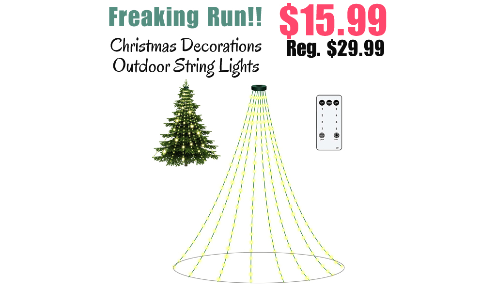Christmas Decorations Outdoor String Lights Only $15.99 Shipped on Amazon (Regularly $29.99)