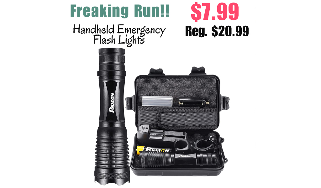 Handheld Emergency Flash Lights Only $7.99 Shipped on Amazon (Regularly $20.99)