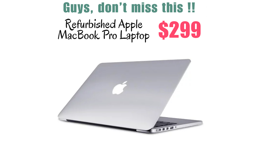 Refurbished Apple MacBook Pro Laptop
