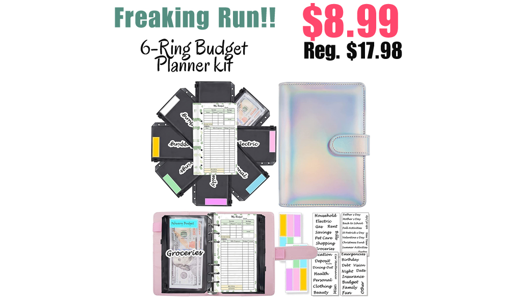 6-Ring Budget Planner kit Only $8.99 Shipped on Amazon (Regularly $17.98)