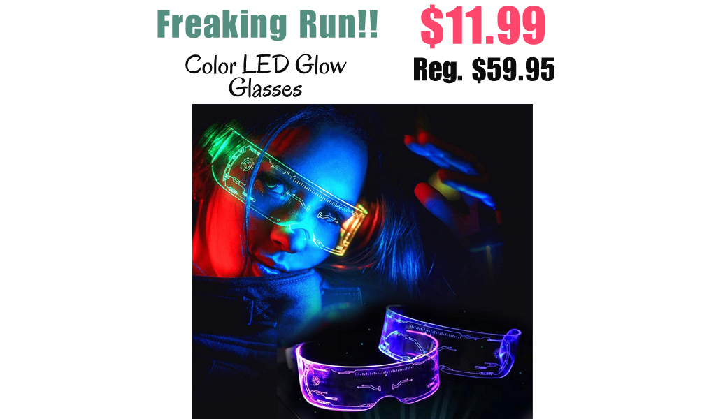 Color LED Glow Glasses Only $11.99 Shipped on Amazon (Regularly $59.95)