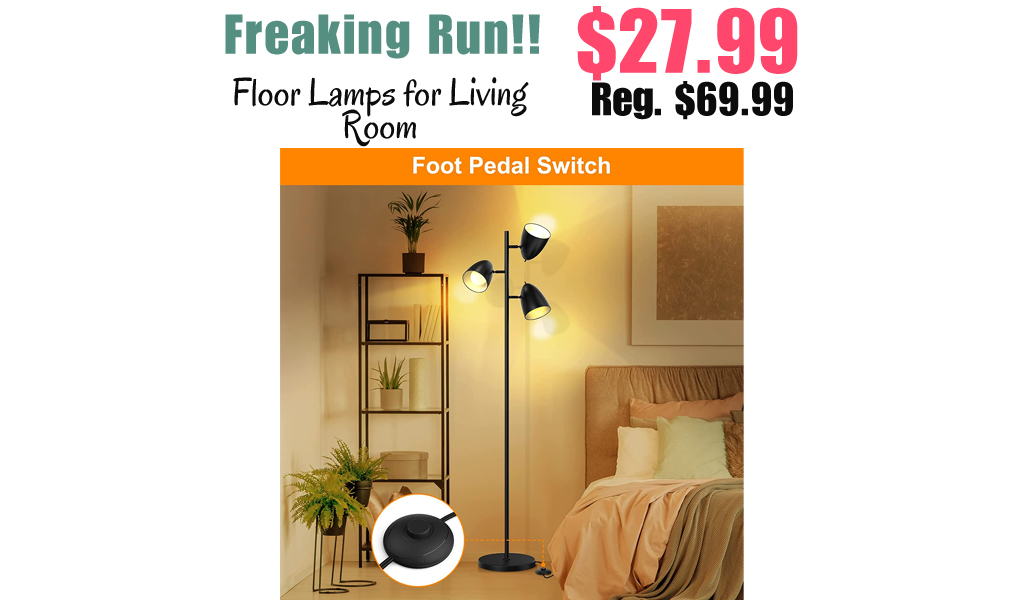 Floor Lamps for Living Room Only $27.99 Shipped on Amazon (Regularly $69.99)