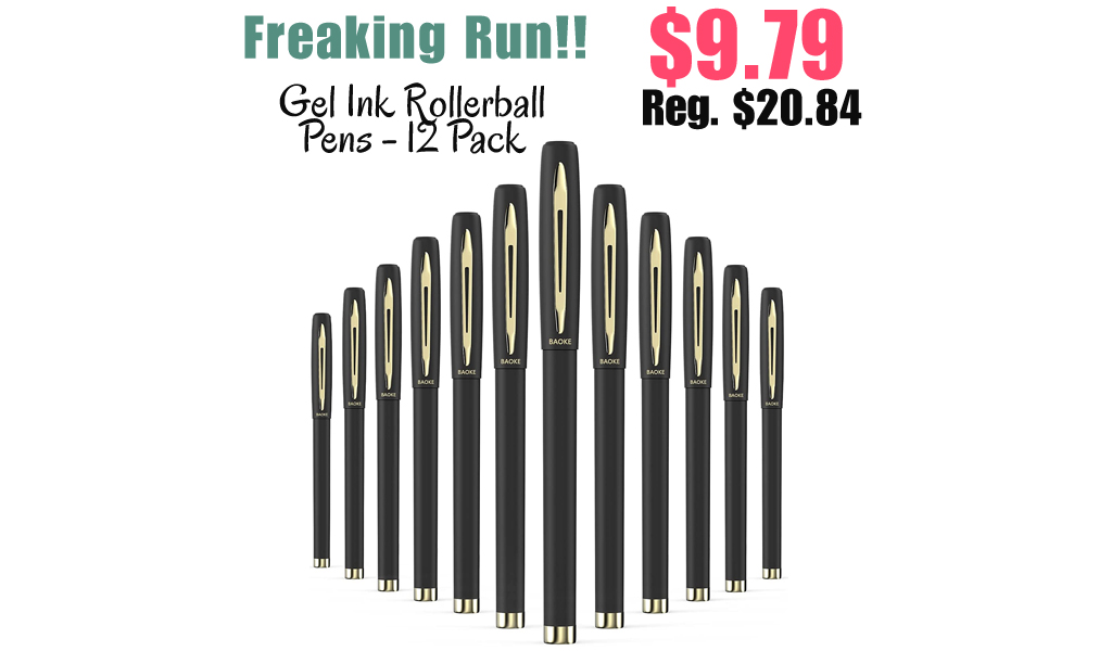 Gel Ink Rollerball Pens - 12 Pack Only $9.79 Shipped on Amazon (Regularly $20.84)