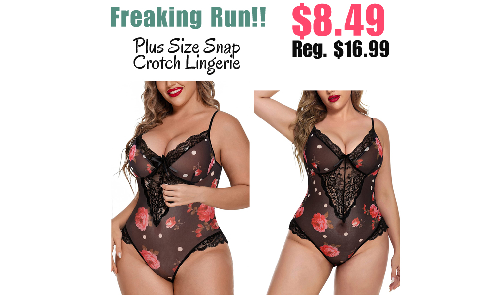 Plus Size Snap Crotch Lingerie Only $8.49 Shipped on Amazon (Regularly $16.99)