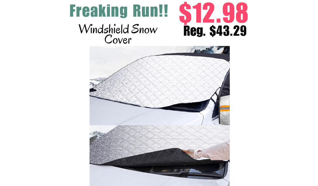 Windshield Snow Cover Only $12.98 Shipped on Amazon (Regularly $43.29)