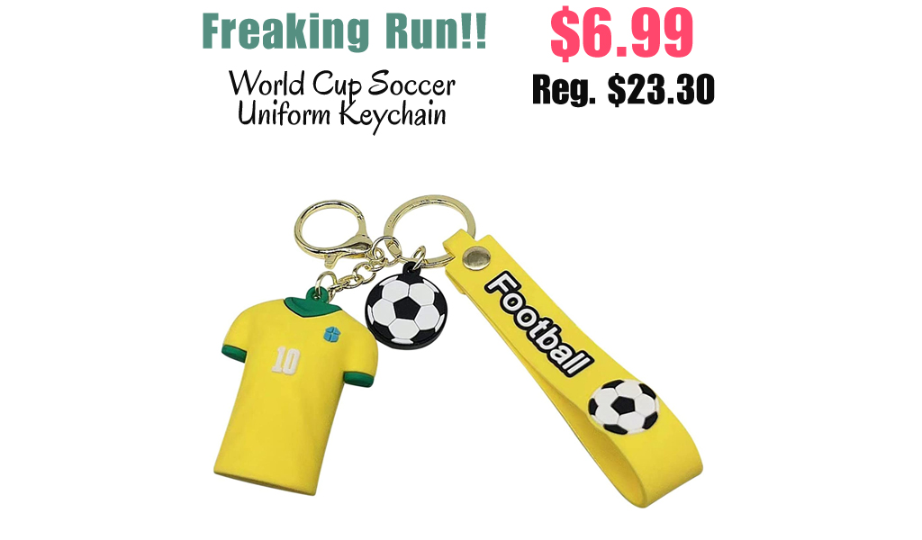 World Cup Soccer Uniform Keychain Only $6.99 Shipped on Amazon (Regularly $23.30)