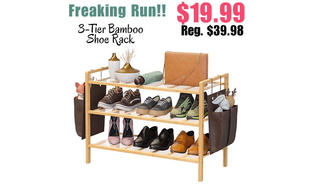 3-Tier Bamboo Shoe Rack Only $19.99 Shipped on Amazon (Regularly $39.98)