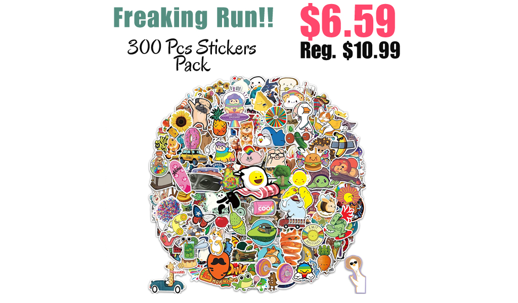 300 Pcs Stickers Pack Only $6.59 Shipped on Amazon (Regularly $10.99)