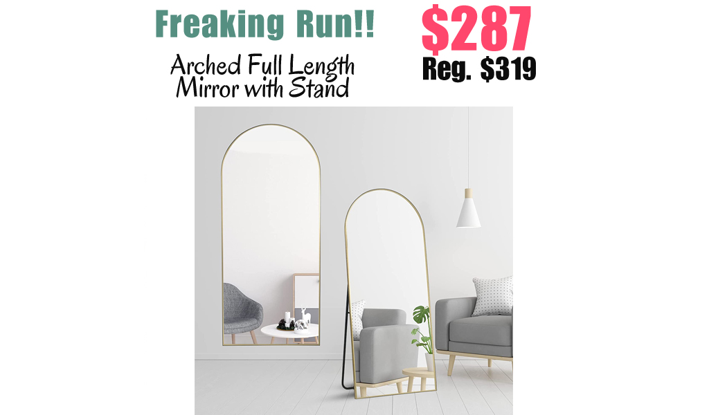 Arched Full Length Mirror with Stand Only $287 Shipped on Amazon (Regularly $319)