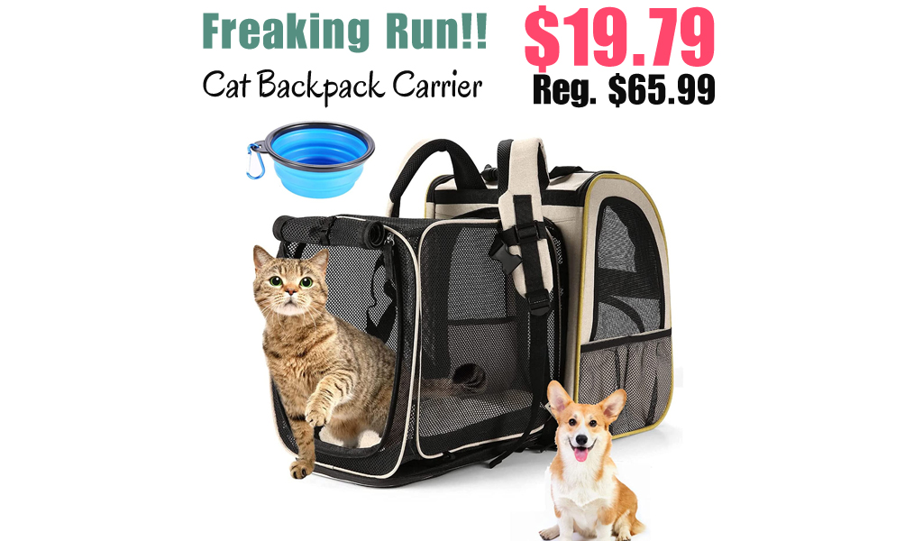 Cat Backpack Carrier Only $19.79 Shipped on Amazon (Regularly $65.99)