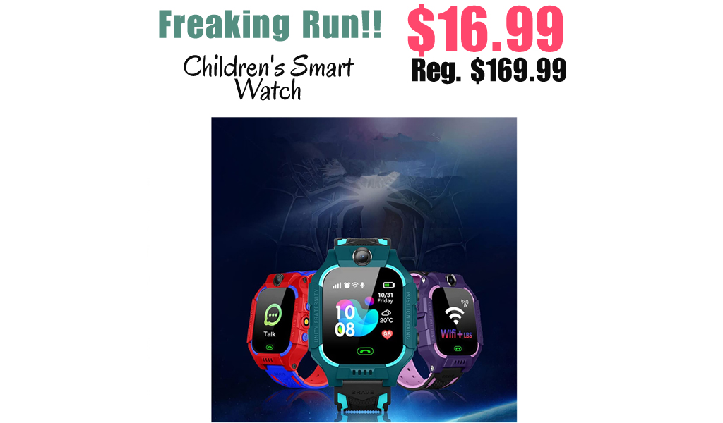 Children's Smart Watch Only $16.99 Shipped on Amazon (Regularly $169.99)