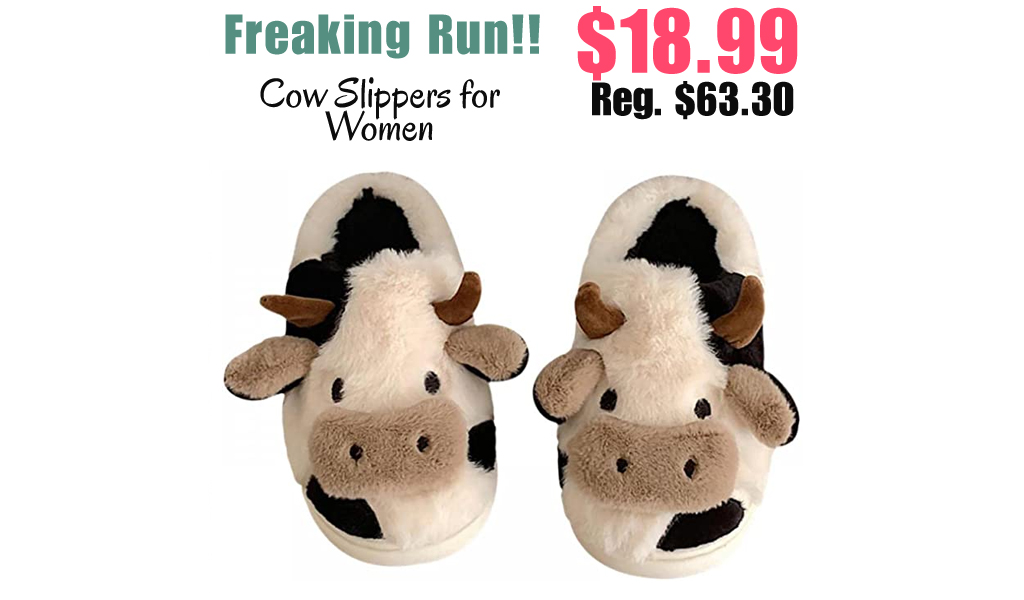 Cow Slippers for Women Only $18.99 Shipped on Amazon (Regularly $63.30)