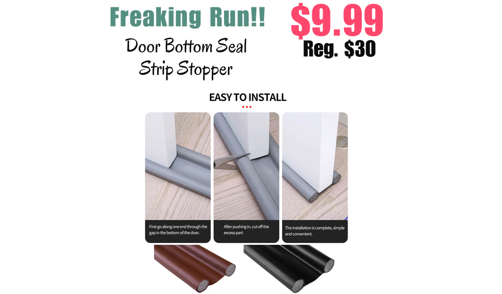 Door Bottom Seal Strip Stopper Only $9.99 Shipped (Regularly $30)
