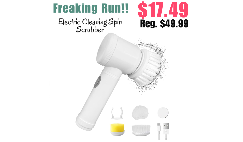 Electric Cleaning Spin Scrubber Only $17.49 Shipped on Amazon (Regularly $49.99)
