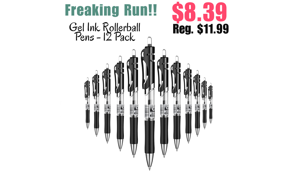 Gel Ink Rollerball Pens - 12 Pack Only $8.39 Shipped on Amazon (Regularly $11.99)