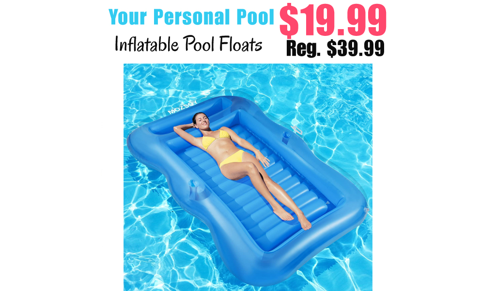 Inflatable Pool Floats Only $19.99 Shipped on Amazon (Regularly $39.99)
