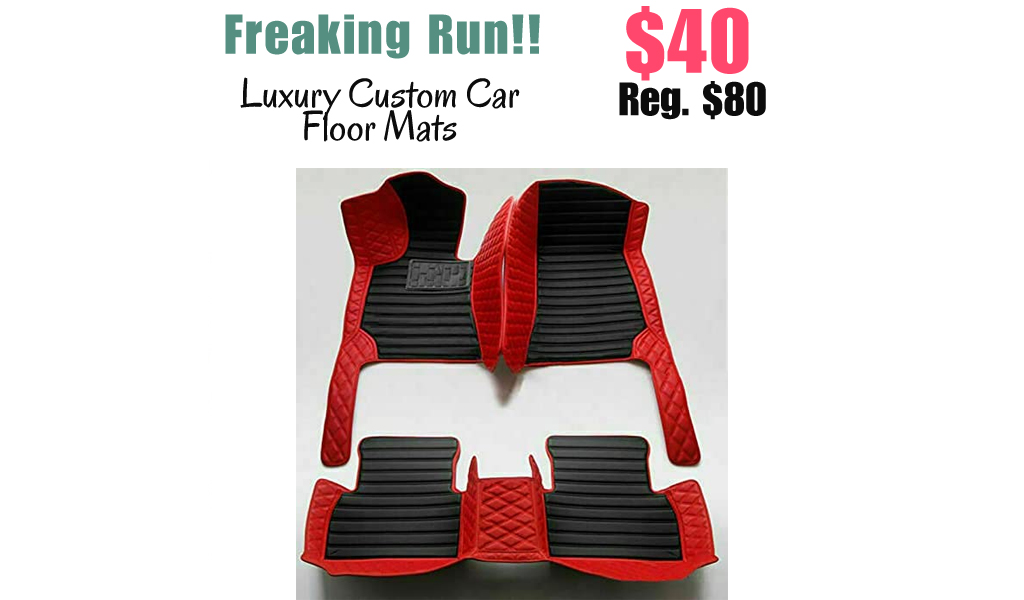 Luxury Custom Car Floor Mats Only $40 Shipped on Amazon (Regularly $80)