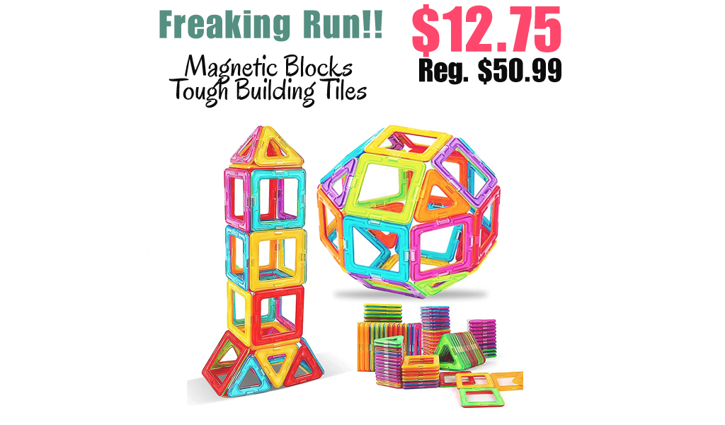 Magnetic Blocks Tough Building Tiles Only $12.75 Shipped on Amazon (Regularly $50.99)