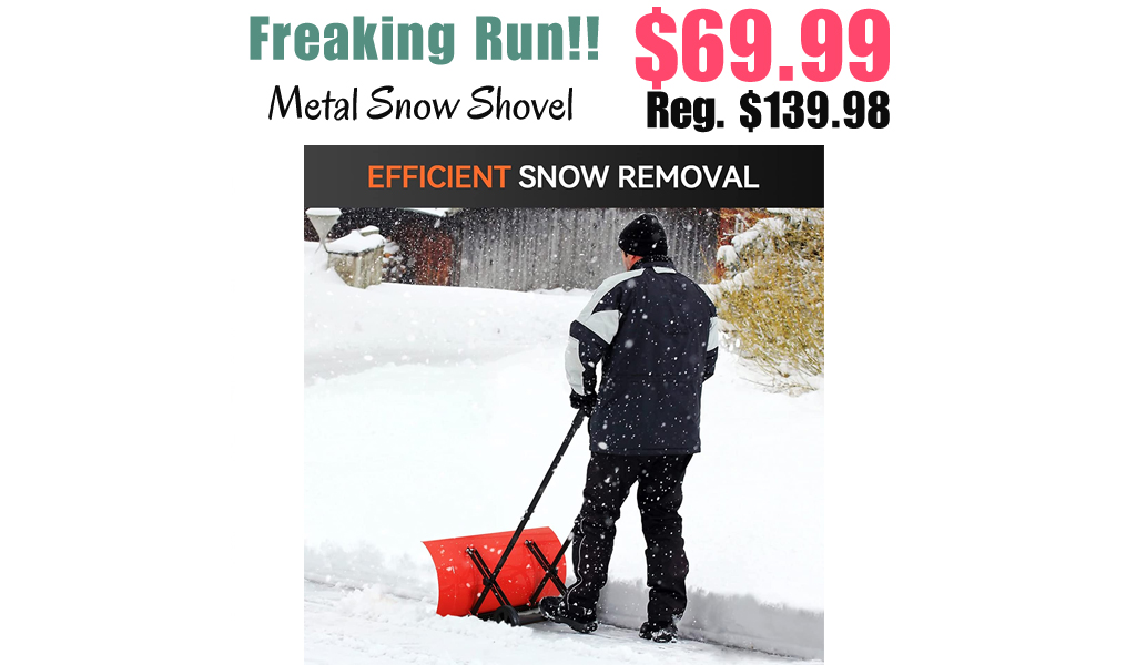 Metal Snow Shovel Only $69.99 Shipped on Amazon (Regularly $139.98)