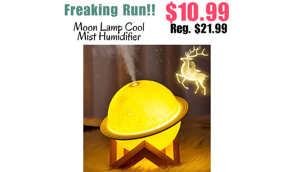 Moon Lamp Cool Mist Humidifier Only $10.99 Shipped on Amazon (Regularly $21.99)