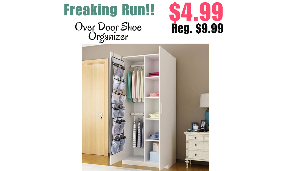 Over Door Shoe Organizer Only $4.99 Shipped on Amazon (Regularly $9.99)