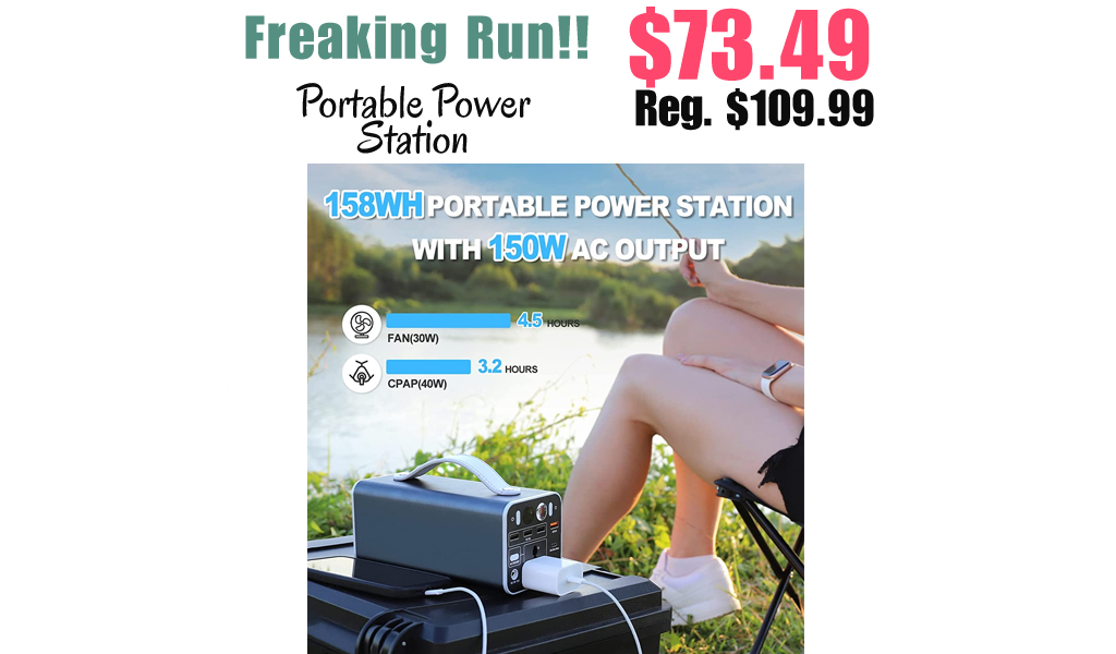 Portable Power Station Only $73.49 Shipped on Amazon (Regularly $109.99)