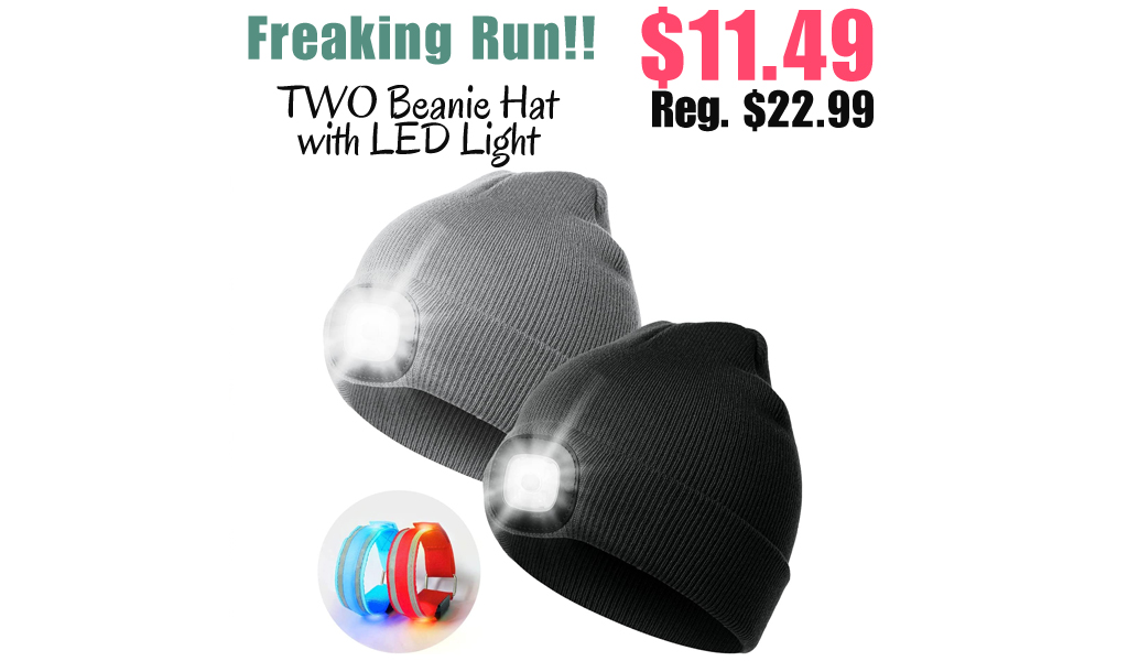 TWO Beanie Hat with LED Light Only $11.49 Shipped on Amazon (Regularly $22.99)