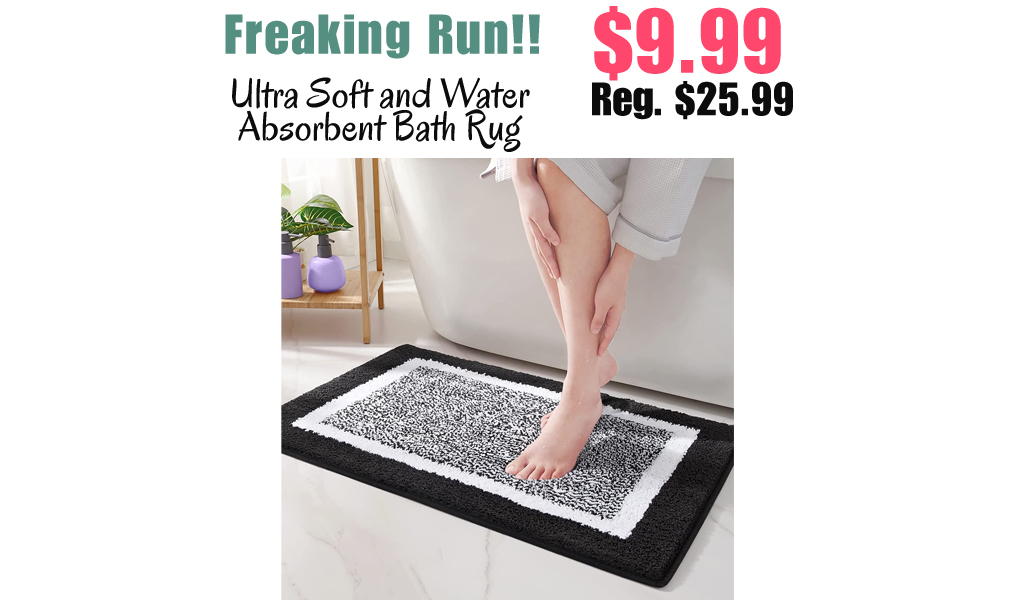 Ultra Soft and Water Absorbent Bath Rug Only $9.99 Shipped on Amazon (Regularly $25.99)