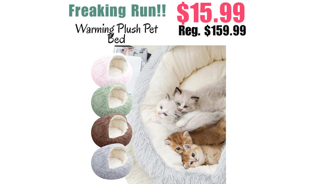 Warming Plush Pet Bed Only $15.99 Shipped on Amazon (Regularly $159.99)