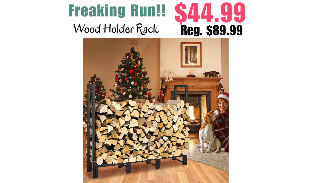 Wood Holder Rack Only $44.99 Shipped on Amazon (Regularly $89.99)