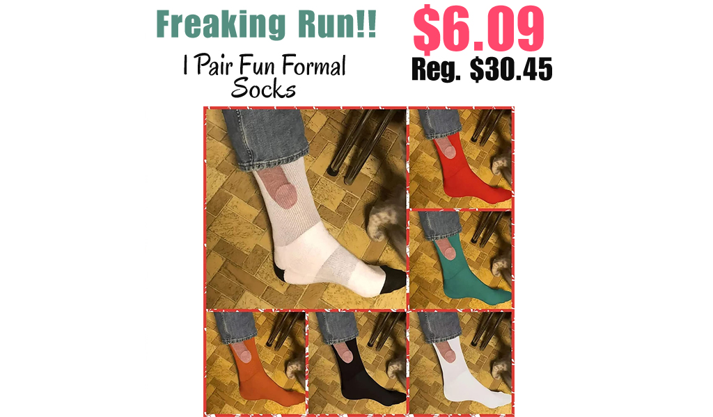1 Pair Fun Formal Socks Only $6.09 Shipped on Amazon (Regularly $30.45)