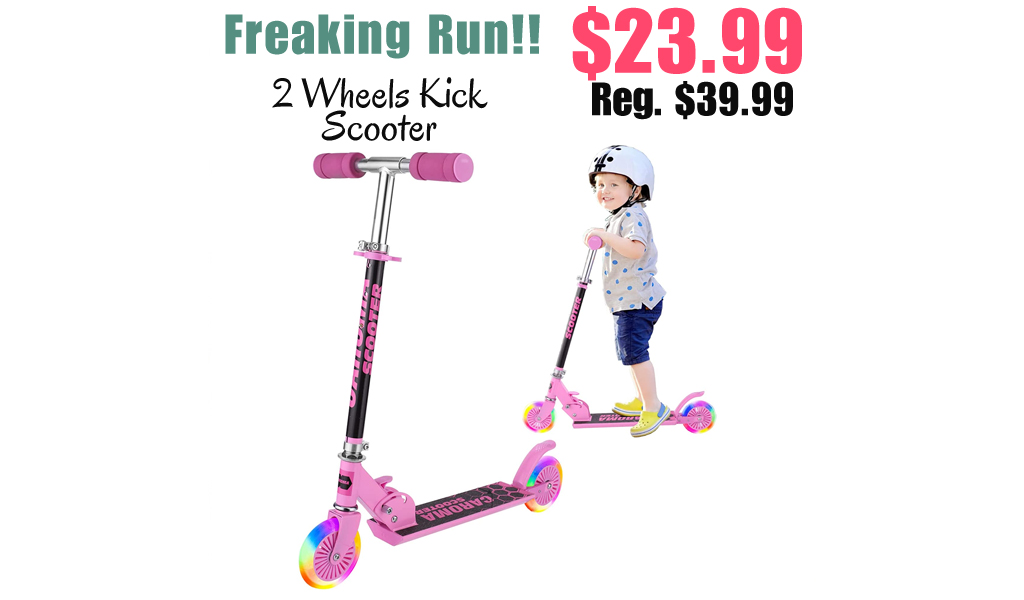 2 Wheels Kick Scooter Only $23.99 Shipped on Amazon (Regularly $39.99)