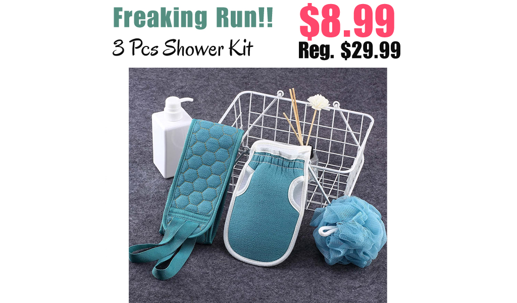 3 Pcs Shower Kit Only $8.99 Shipped on Amazon (Regularly $29.99)