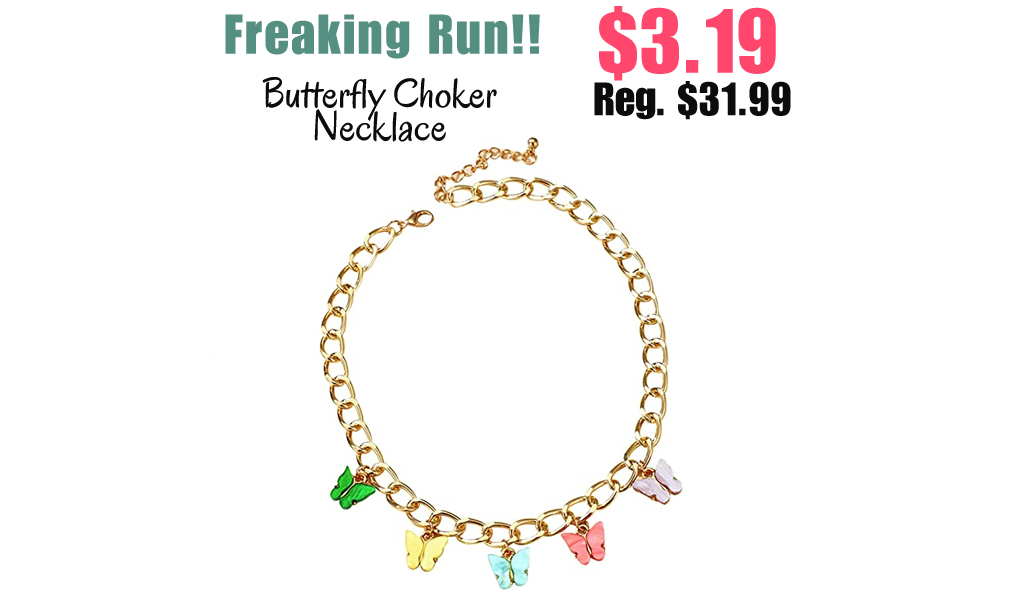 Butterfly Choker Necklace Only $3.19 Shipped on Amazon (Regularly $31.99)