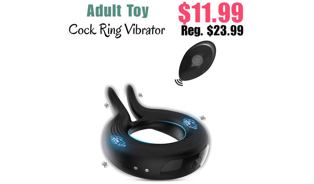 Cock Ring Vibrator Only $11.99 Shipped on Amazon (Regularly $23.99)