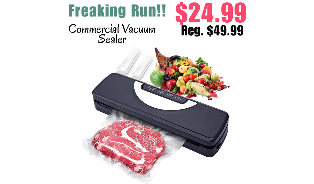 Commercial Vacuum Sealer Only $24.99 Shipped on Amazon (Regularly $49.99)