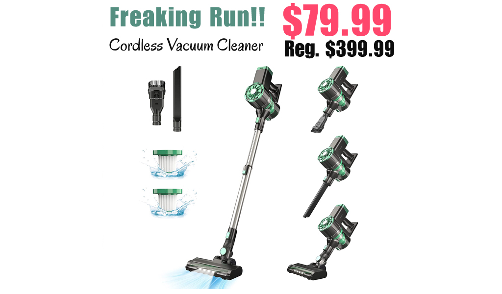 Cordless Vacuum Cleaner Only $79.99 Shipped on Amazon (Regularly $399.99)